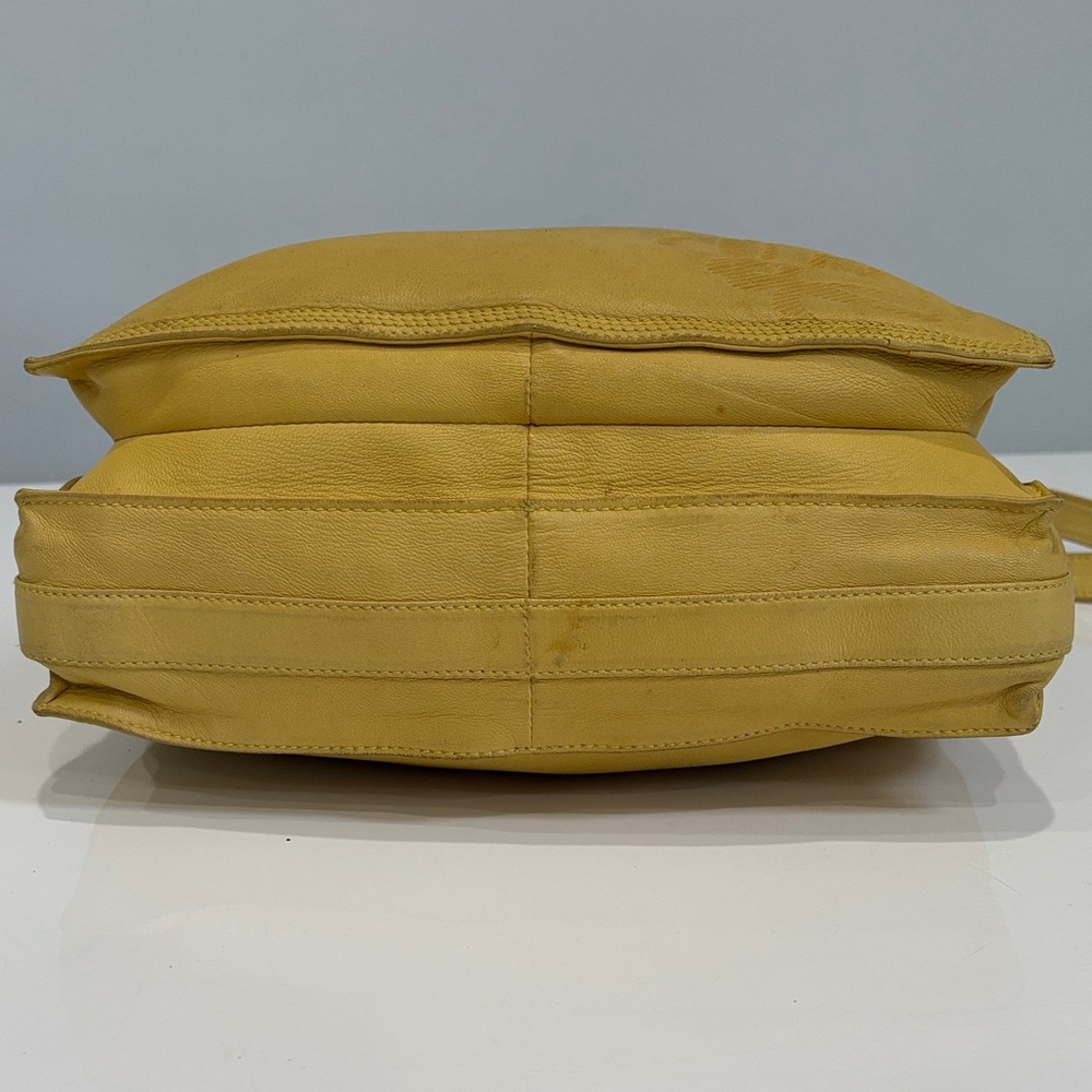 Loewe Yellow Nappa Drawstring Bucket Bag Anagram – Flamenco Style - Picture 5 of 16